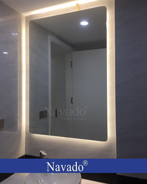 Gương phòng tắm đèn led hắt sáng