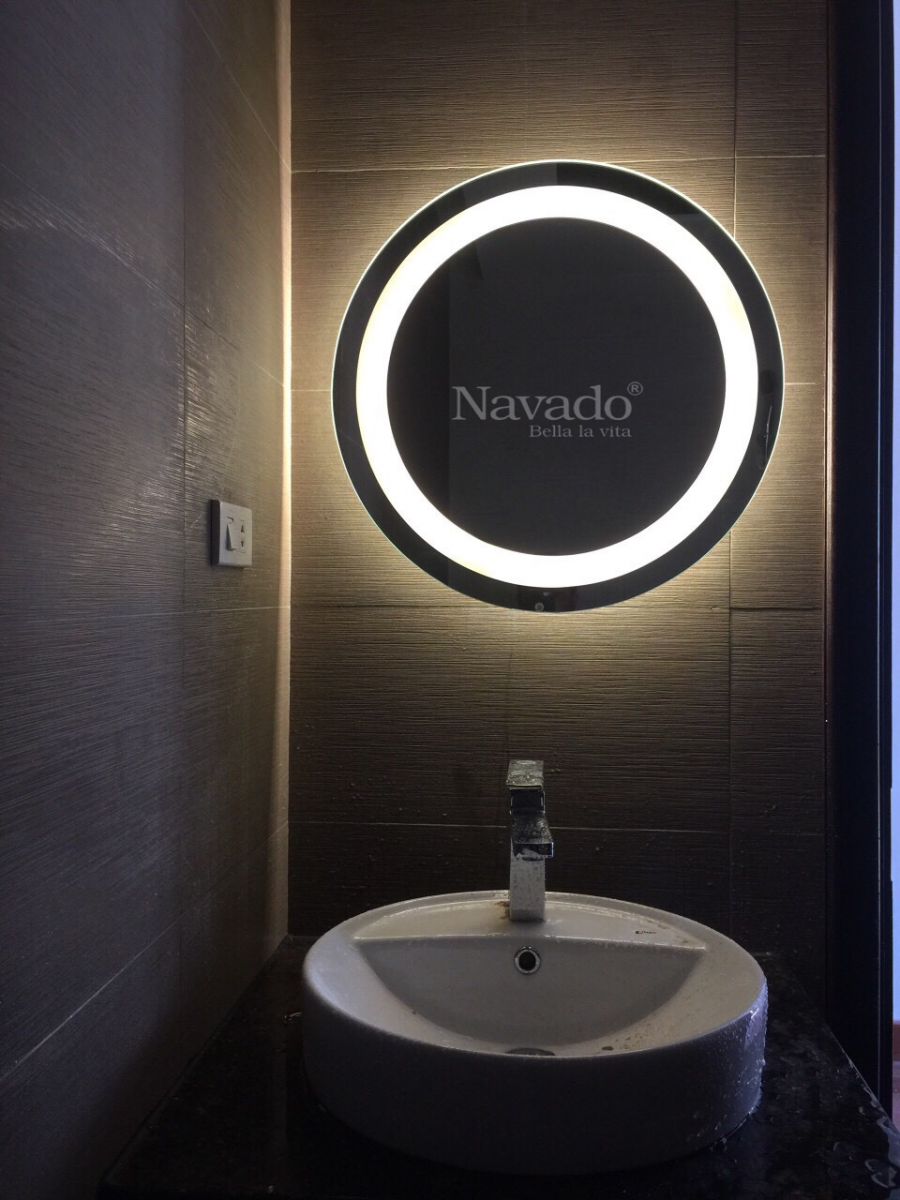 Gương phòng tắm đèn led luxury bathroom