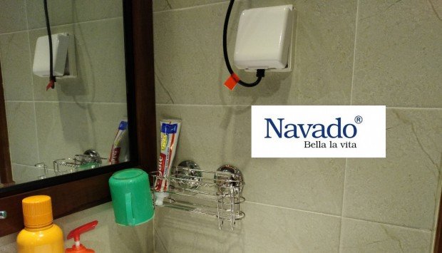 Phụ kiện phòng tắm không khoan tường tiện ích navado