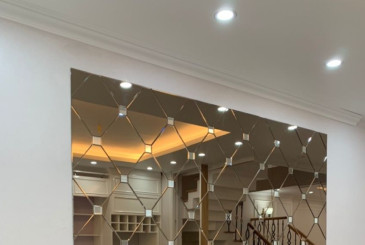 Gương dán tường trang trí Navado Phôi gương Bỉ thủ công