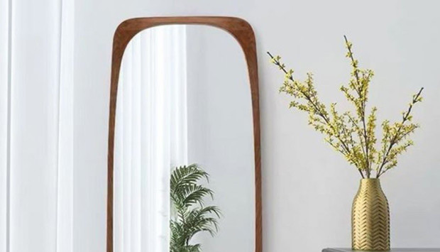 Gương Soi Toàn Thân Khung Gỗ Navado: Bản Giao Hưởng Giữa Gỗ Mộc Và Gương Bỉ