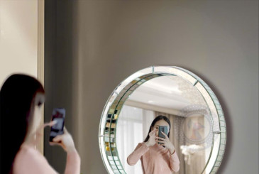 Gương Tròn Bàn Trang Điểm Navado: "Điểm Tựa" Của Nhan Sắc Và Sự Tinh Tế Không Gian