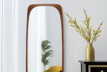 Gương Soi Toàn Thân Khung Gỗ Navado: Bản Giao Hưởng Giữa Gỗ Mộc Và Gương Bỉ
