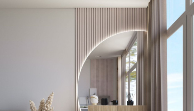 Gương Dán Tường Phòng Ngủ "Liều Thuốc" Thị Giác Cho Giấc Ngủ Và Tâm Hồn