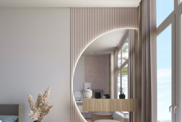 Gương Dán Tường Phòng Ngủ "Liều Thuốc" Thị Giác Cho Giấc Ngủ Và Tâm Hồn