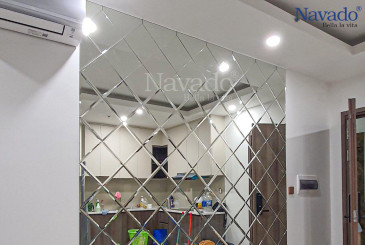 Gương dán tường 4d Navado tuyệt chiêu kiến tạo ảo ảnh chiều sâu đa chiều cho căn hộ luxury