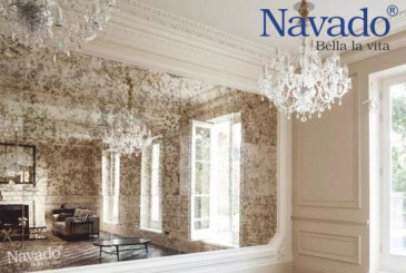 Xu hướng chọn gương màu xám khói Navado thủ công độc bản