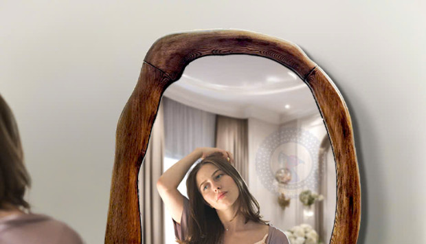 Top gương trang điểm để bàn khung gỗ chính hãng từ Navado