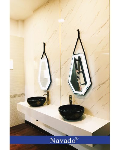 Gương đèn led phòng tắm Diamond