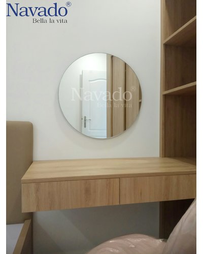 Gương bàn trang điểm mài vát D600mm