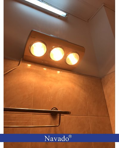 Đèn sưởi phòng tắm 3 bóng mùa đông treo tường Navado