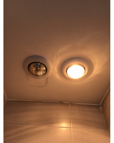 Sản xuất đèn sưởi phòng tắm âm trần 2 bóng Navado