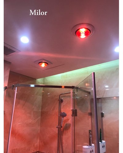 Đèn sưởi phòng tắm âm trần 2 bóng Nav-6012