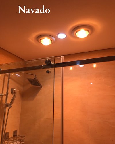 Đèn sưởi nhà tắm 3 bóng âm trần Nav-6013