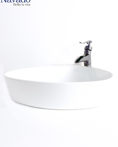 Bộ vòi chậu sứ lavabo nghệ thuật phòng tắm RS 1015
