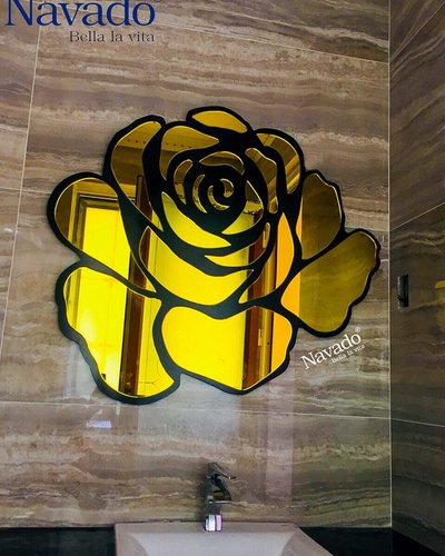 Gương nghệ thuật phòng tắm Rose