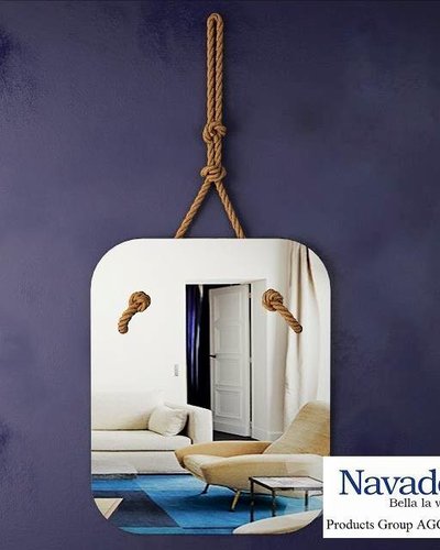 Gương treo tường decor rẻ quạt Navado