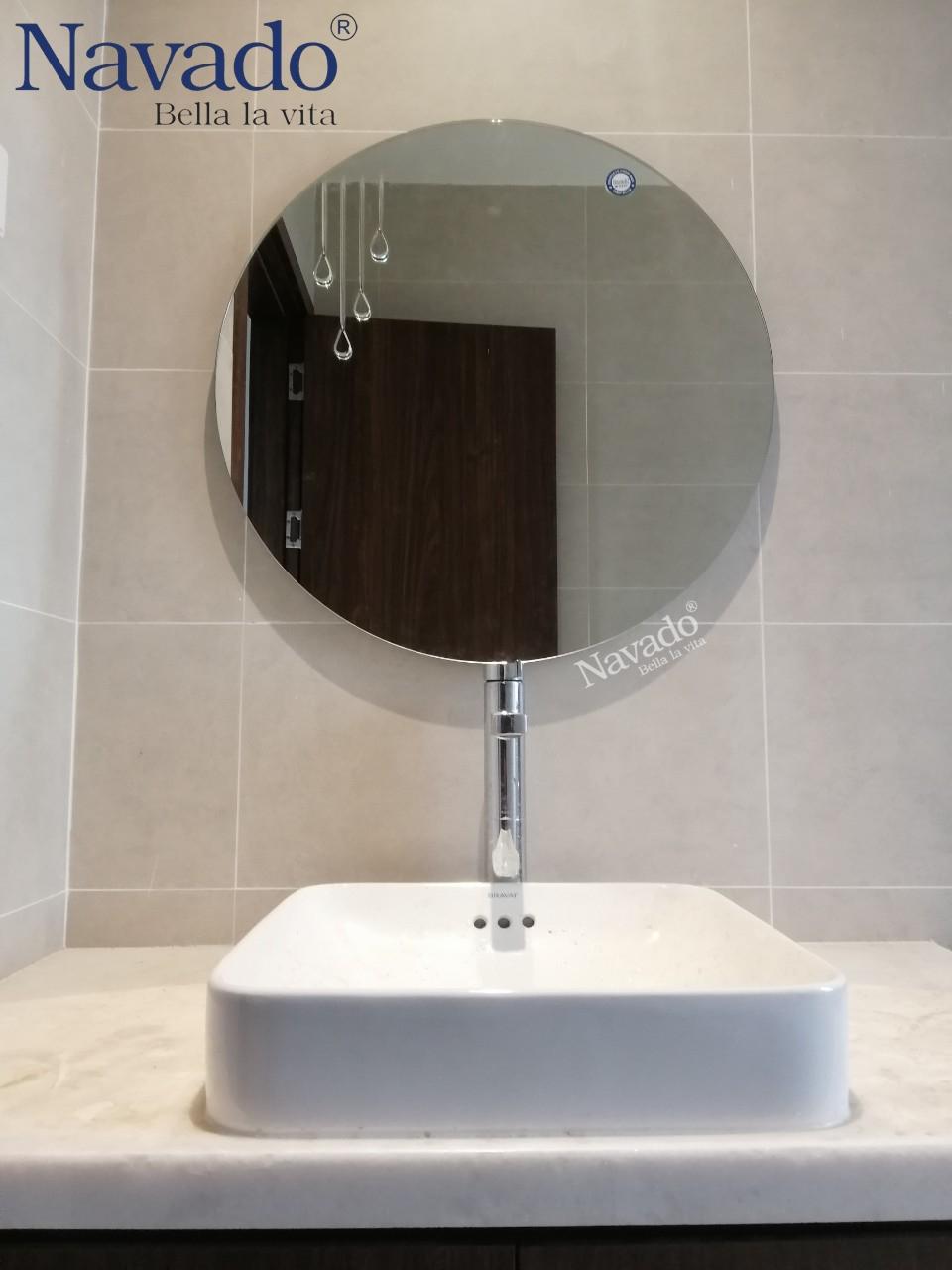 Gương giọt mưa - Gương bỉ trang trí nghệ thuật phòng tắm Navado