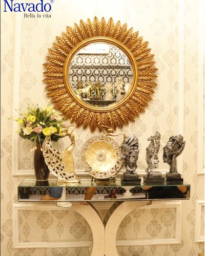 Gương trang trí phòng khách tân cổ điển Gea