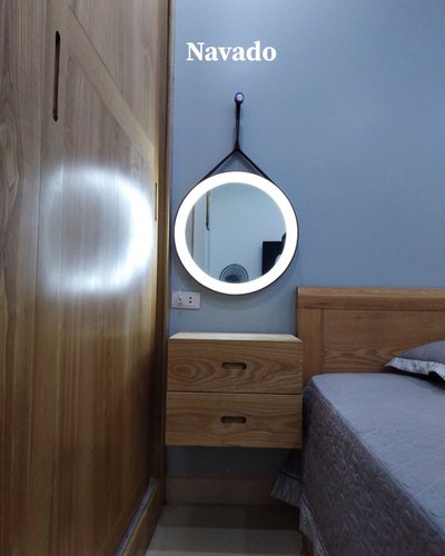 Gương trang điểm đèn led 50cm navado