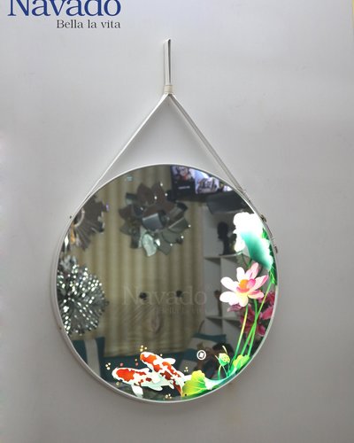Gương đèn led 3D Lotus Pond