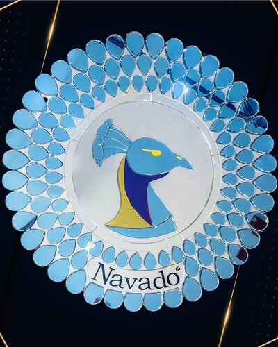 Gương nghệ thuật trang trí Peacock Navado