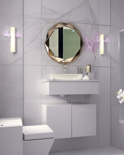 Gương pha lê cho phòng tắm Luxury