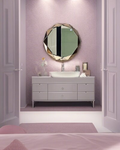 Gương pha lê cho phòng tắm Luxury