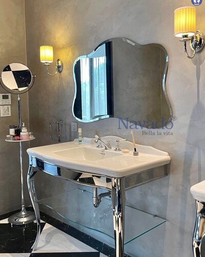 Gương phòng tắm phale mài handmade