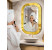 Gương decor phòng tắm khung gương vàng
