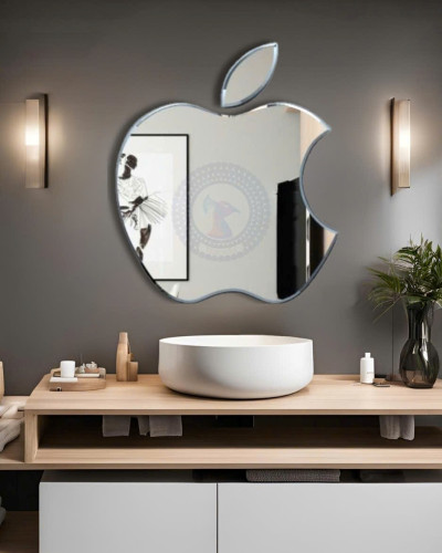 Gương phòng tắm decor mẫu Apple