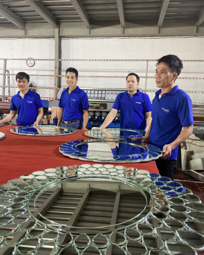 Gương LED nghệ thuật hình chữ nhật NAV 6003-LNT