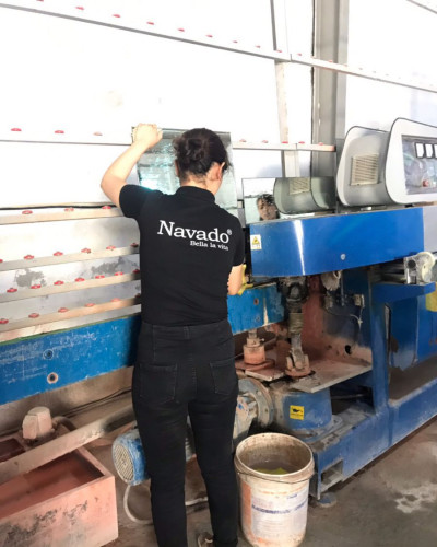 Gương trang trí phòng tắm khung gỗ NAV 2145 