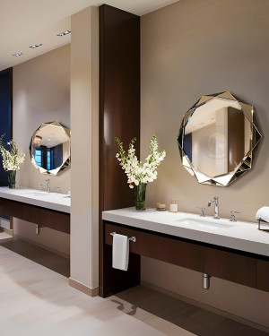 Gương tròn nhà tắm nghệ thuật Phale NAV 2052