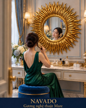 Gương nghệ thuật Mare 90 × 90 cm
