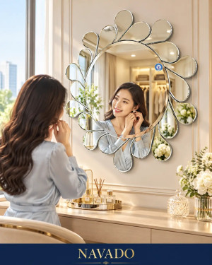 Gương nghệ thuật cao cấp Mira NAV 2027 cho bàn trang điểm