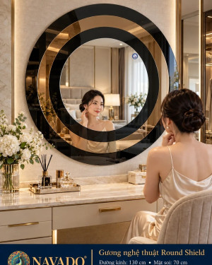 Gương nghệ thuật Round Shield