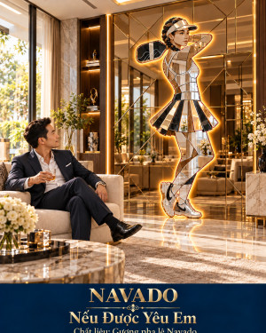 Gương nghệ thuật Nếu Được Yêu Em NAVADO