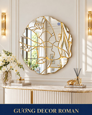 Gương decor Roman 90x90
