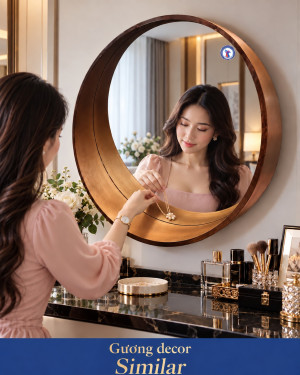 Gương decor Similar 60x60 phòng tắm