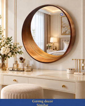 Gương decor Similar 60x60 trang điểm