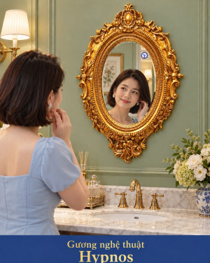Gương nghệ thuật Hypnos 45x65 phòng tắm