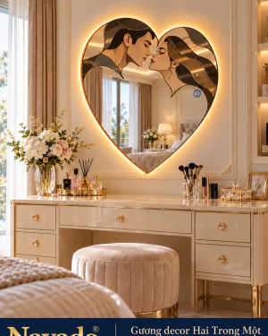Gương Hai Trong Một 70 × 80 cm cho bàn trang điểm