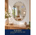 Gương nghệ thuật oval 508B 50x70 phòng khách