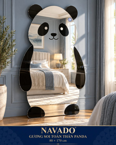 Gương soi toàn thân Panda 80x170 cm
