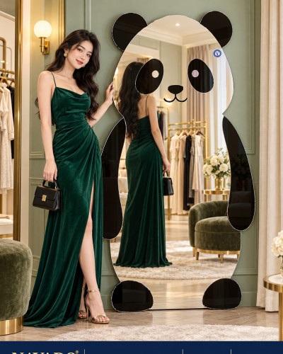 Gương soi toàn thân Panda 80x170 cm