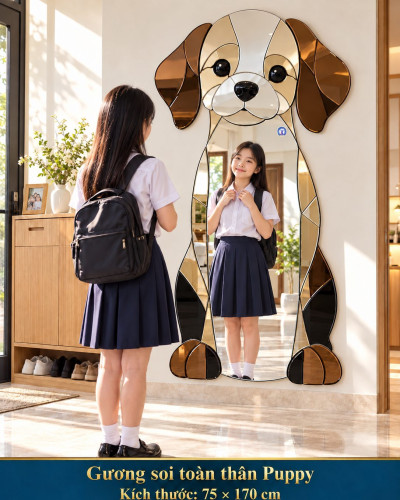 Gương soi toàn thân Puppy 75x170 cm