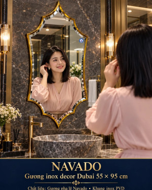 Gương phòng tắm nghệ thuật Dubai