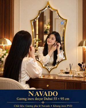 Gương trang điểm nghệ thuật Dubai