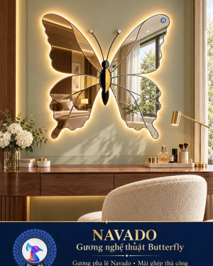 Gương trang điểm nghệ thuật Butterfly